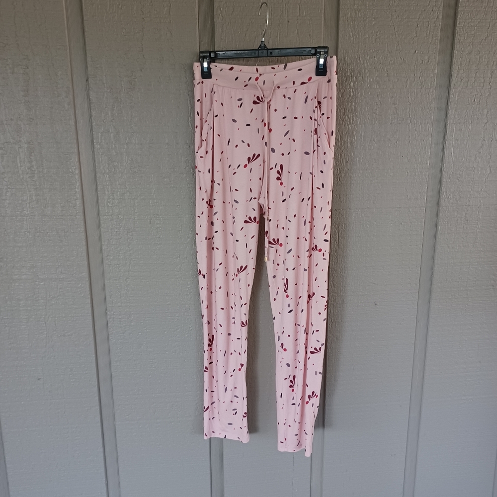 Hanro Women Print Pajama Pant Size S Women Cotton Modal Blend Pockets Drawstring